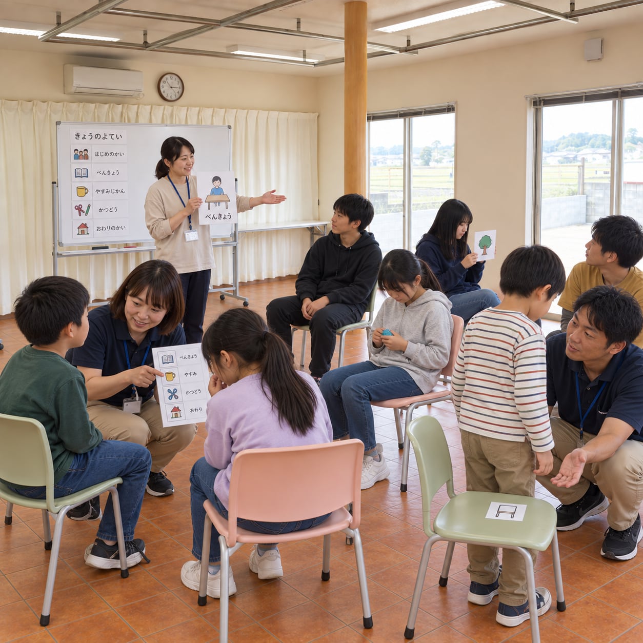 集団での取り組みの様子