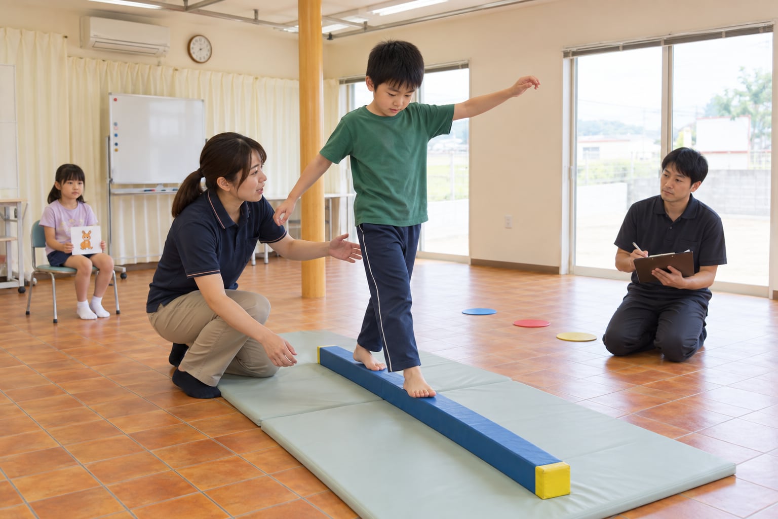 運動・感覚を取り入れた活動の様子