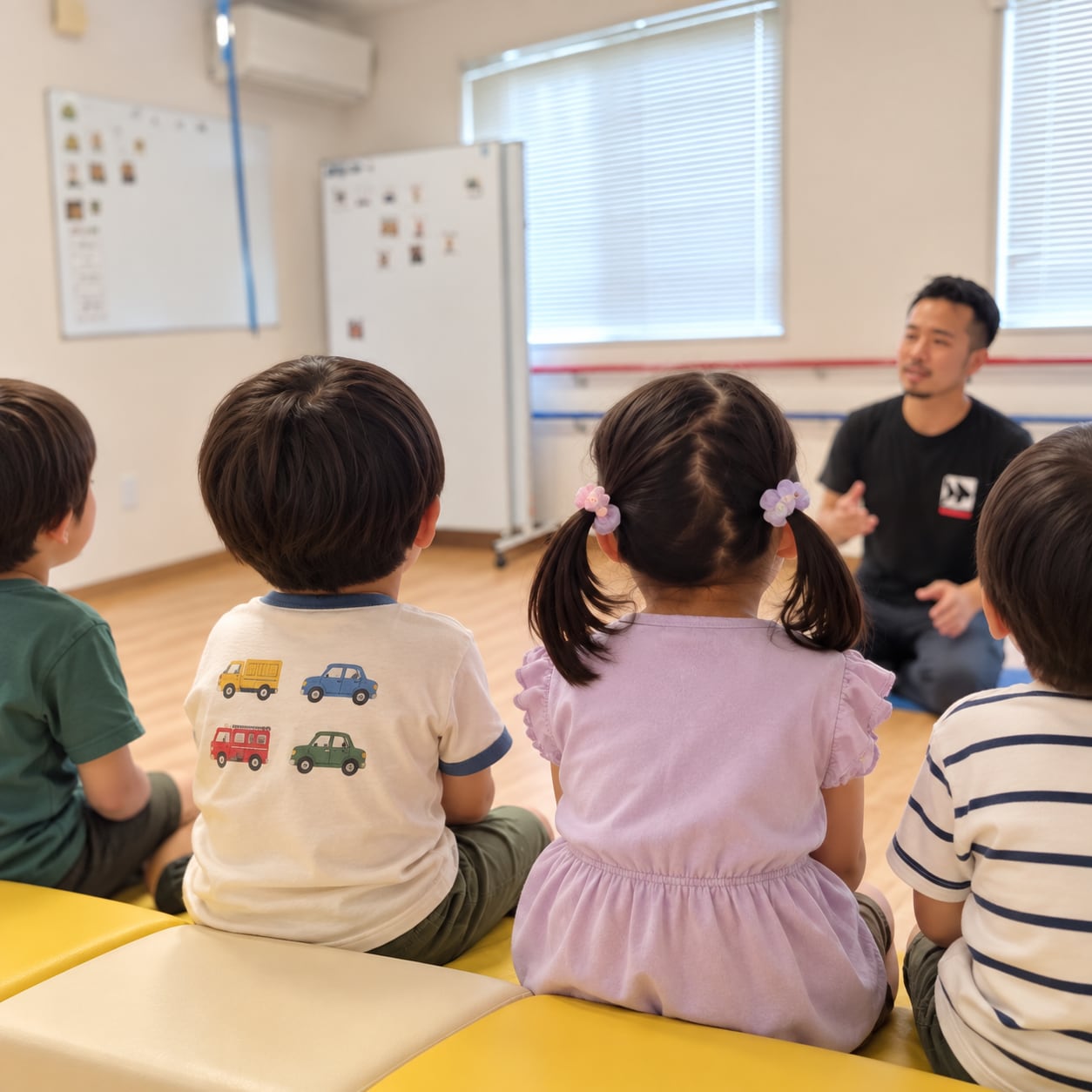 小集団療育・生活動作の様子